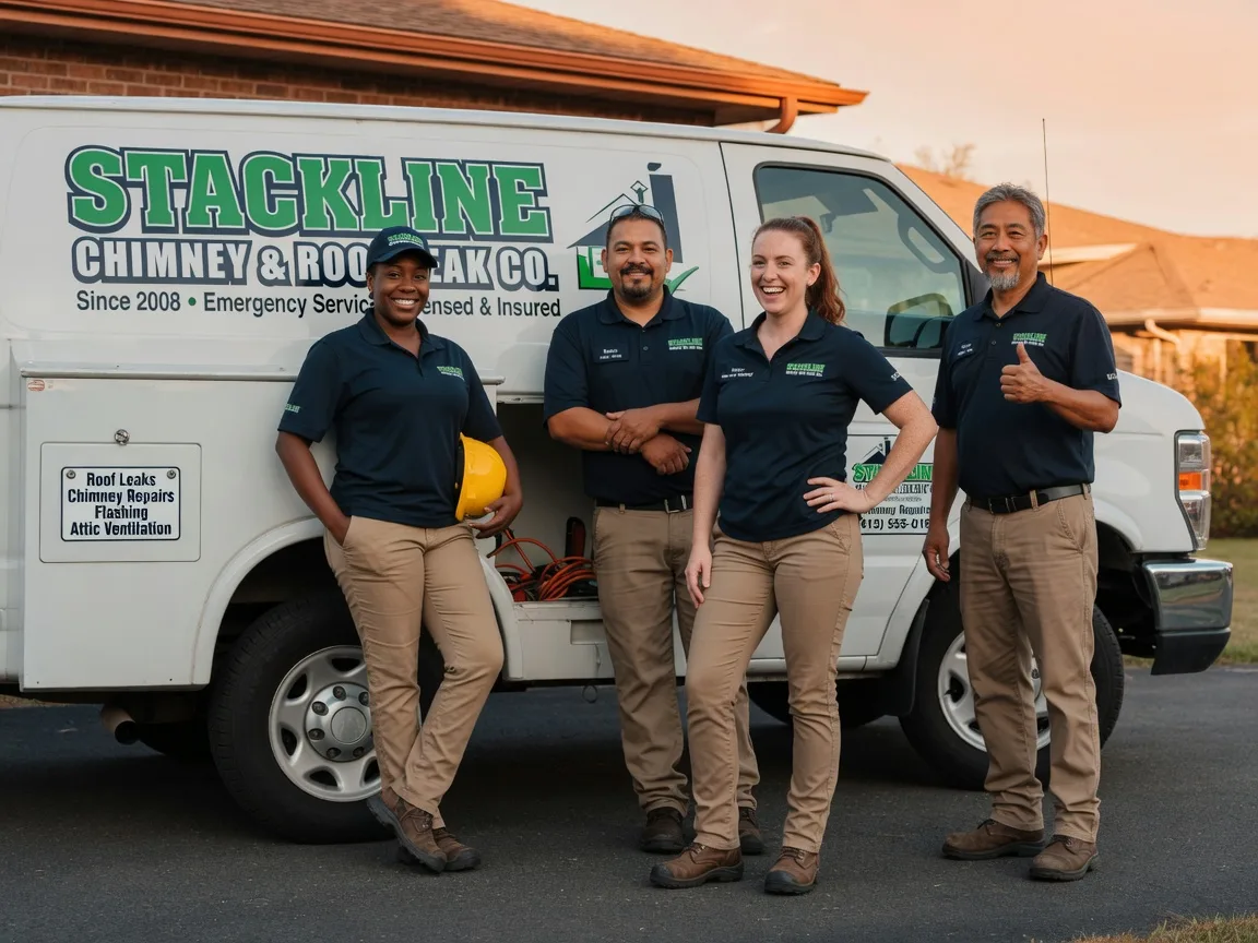 Chimney flashing repair company in Montgomery, IL
